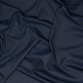 Twill - Gewebe - leicht elastisch in navy