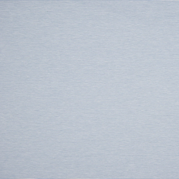 Baumwolljersey schmale Ringel hellblau - weiß