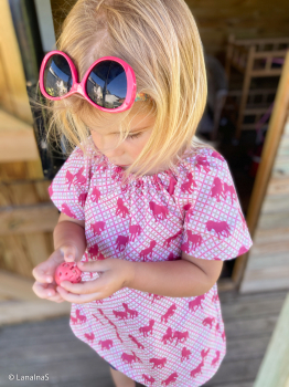 Preview: Free Horses by Steinbeck - Baumwoll - Popeline mit Pferden