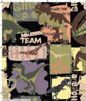 Baumwolljersey Dino - Dinosaurier