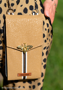 Preview: Kunstleder Beatrice oliv - körnige Struktur