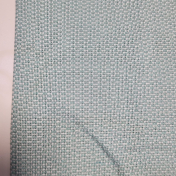 Jacquard Struktur mint - weiß