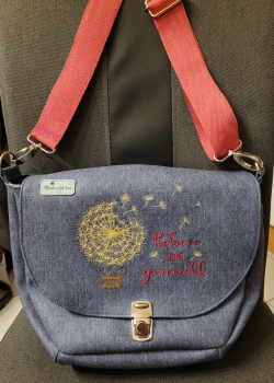 Kunstleder Neptun - Jeansoptik - Denim - blau