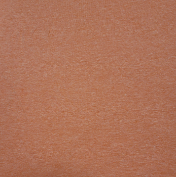 Jersey uni meliert orange/ terracotta