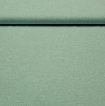 Jersey uni meliert mint - grün