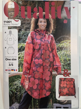 Schnittmuster Poncho Erwachsene - Unisex - Einheitsgröße