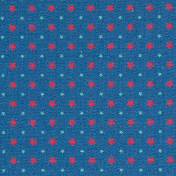 Baumwoll Webware Kim - kleine Sterne blau