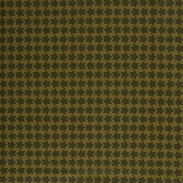 Staaars by Farbenmix - beschichtete Baumwolle - Sterne khaki - grün - Kopie