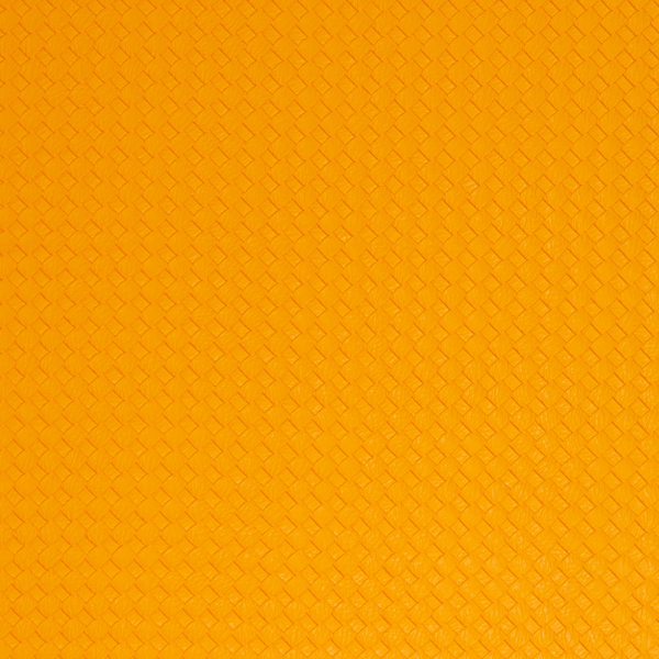 Kunstleder Beatrice gelb - Flechtoptik