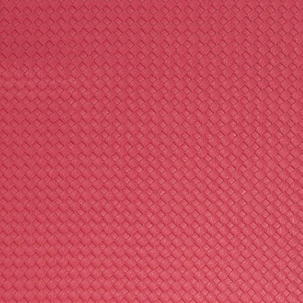 Kunstleder Beatrice coralle - Flechtoptik