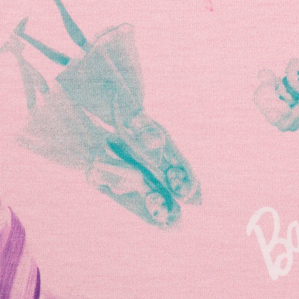 Baumwolljersey Barbie rosa