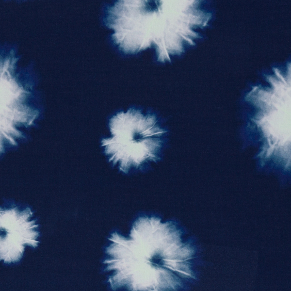 Viskose - Webware Lexi Batik dunkelblau