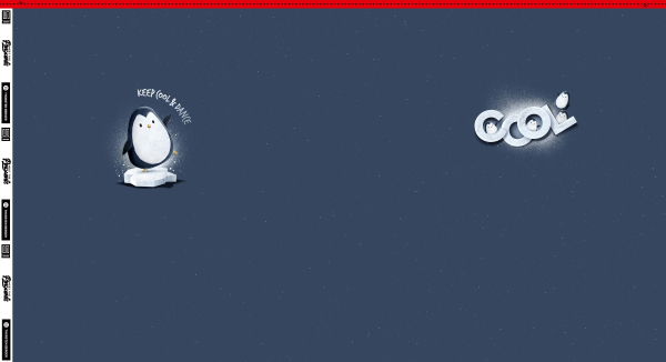 Pinguinis by Thorsten Berger - Pinguine Panel - Keep Cool & Dance - French Terry