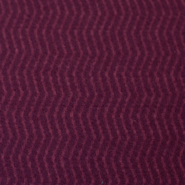 Jacquard Jersey  Elmo mit Streifen in beere