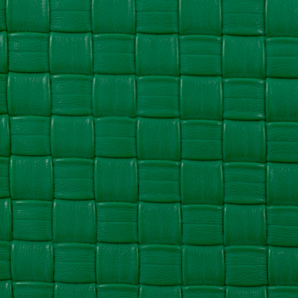 Kunstleder Venus - großes Webmuster in grün