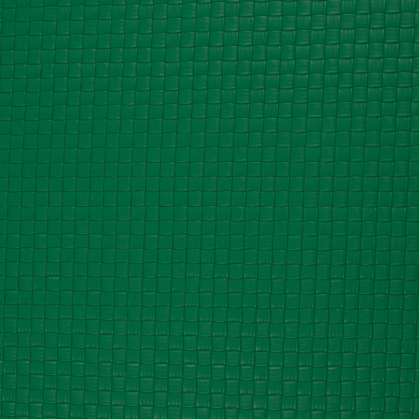 Kunstleder Venus - großes Webmuster in grün