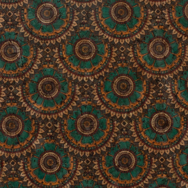 Kork natur mit Mandalas