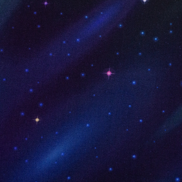 Baumwoll Webware Tim - Galaxy - Sterne und Sternenhimmel