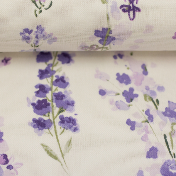 Dekostoff Balingen mit Lavendel - Blüten