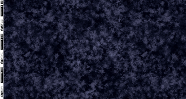 French Terry Xmas Vibes by Thorsten Berger - Kombi all Over blau schwarz