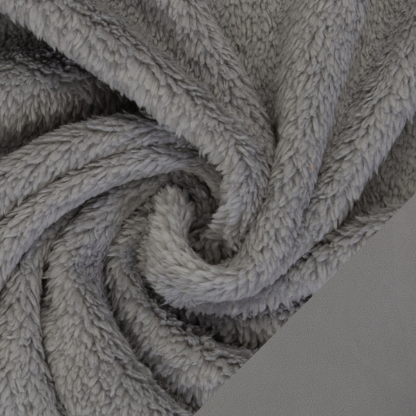 Kuschelfleece Tamme in hellgrau