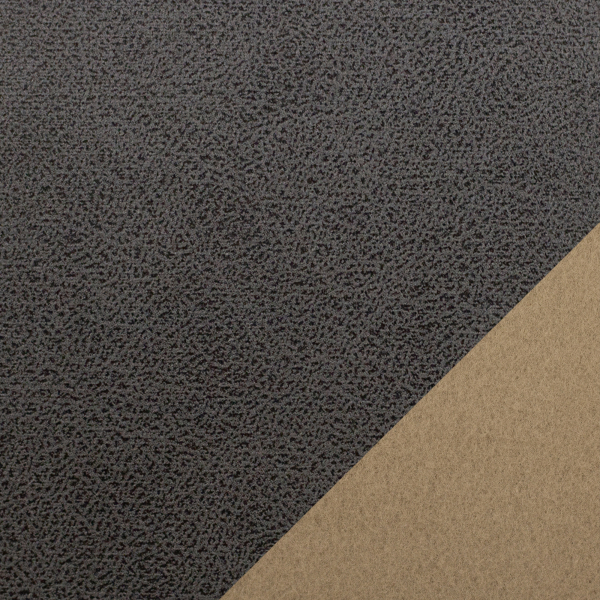 Suede Mirco - Dekostoff mit Prägedruck in Lederoptik in grau