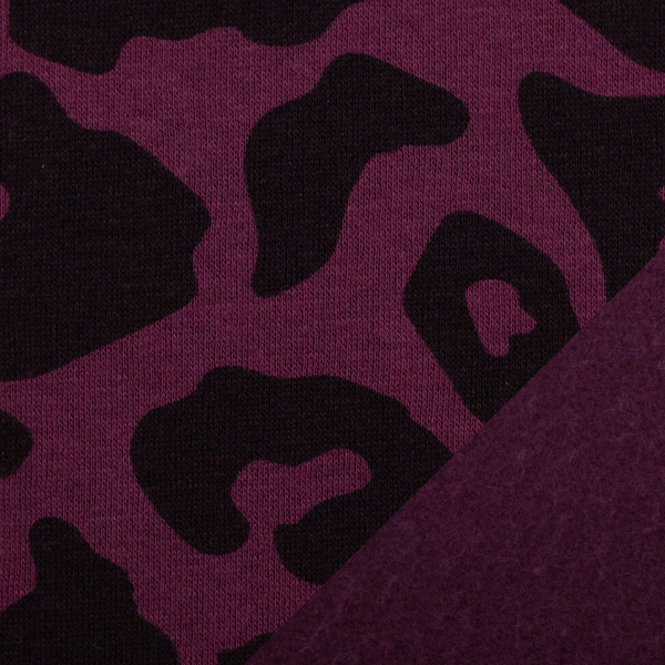 Heavy Leo - kuscheliger Sweat mit Leo in beere