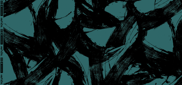 French Terry Eddy the Crab by Thorsten Berger - Kombistoff mit großem Muster auf grün