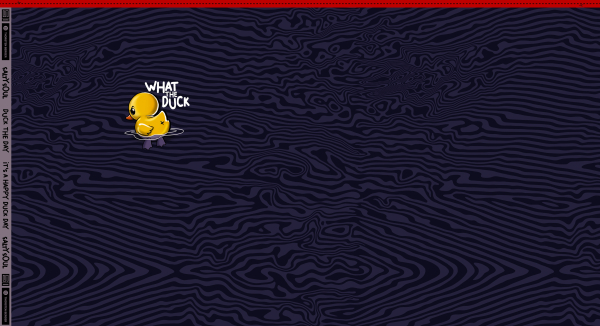 French Terry  Panel What the Duck by Thorsten Berger - Ente mit Spruch