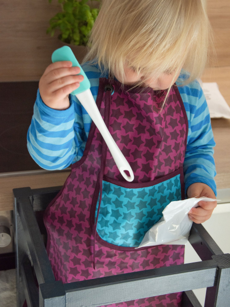 Staaars by Farbenmix - beschichtete Baumwolle - Sterne rosa - grau - Kopie