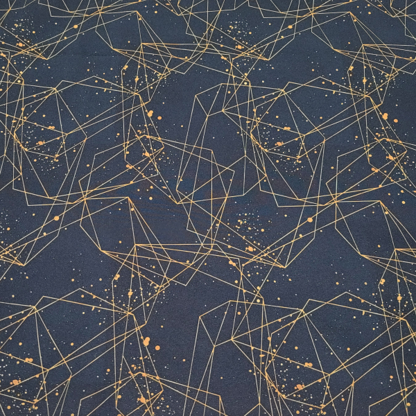 Softshell Katinoh - Geometrie - geometrisches Muster auf schwarz