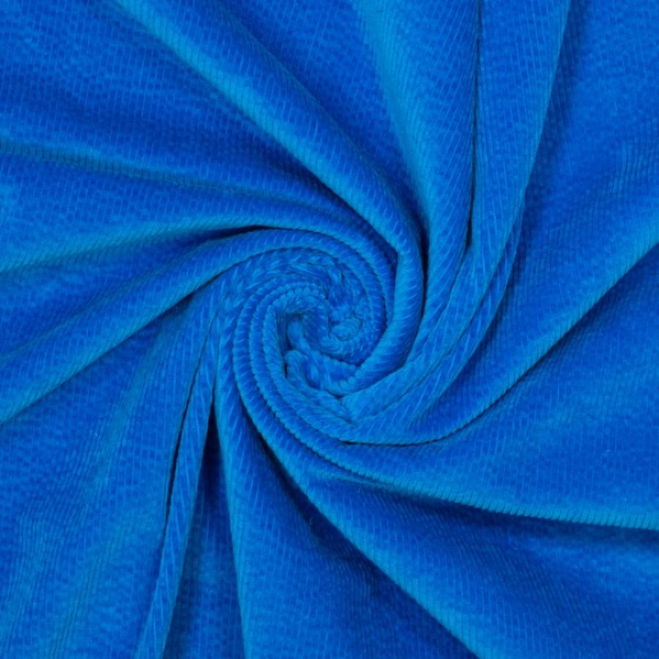 Cord / Breitcord aqua - blau