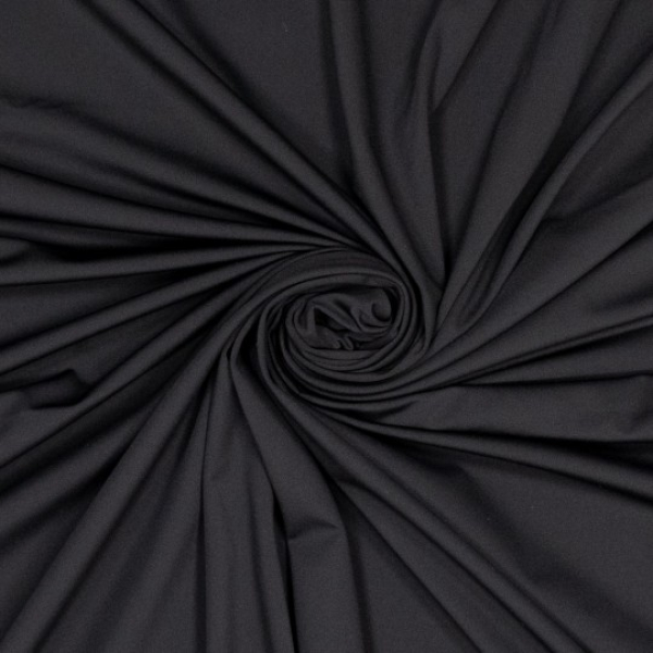 Yoga - Sport - und Funktionsjersey uni schwarz