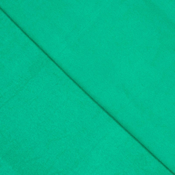 Viskosejersey Double brushed Rib - feingerippter, angerauter Jersey in grün