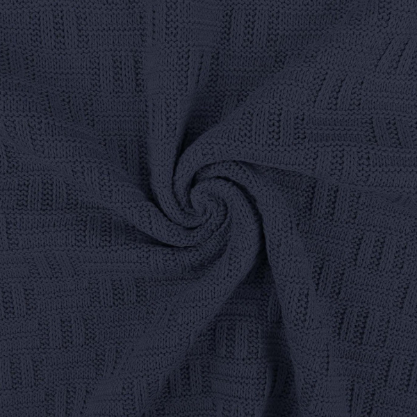 Strick mit Muster in marine