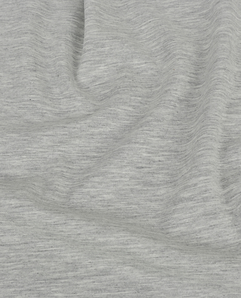 Viskosejersey Travel hellgrau meliert - Sport - / Funktionsjersey