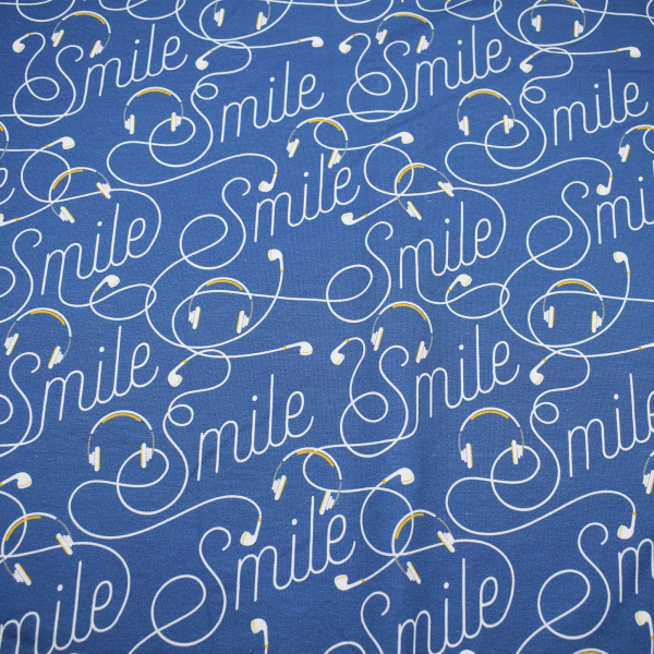 French Terry - Beat of my dream - Musik + Kopfhörer - Smile - Katinoh