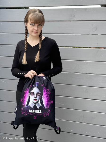 DIY Halloween Bag by Thorsten Berger - Mystic Girl (ähnlich Wednesday)