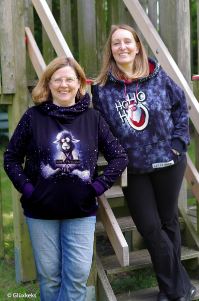 French Terry Panel Xmas Vibes by Thorsten Berger  - Schöne Bescherung mit Schaf