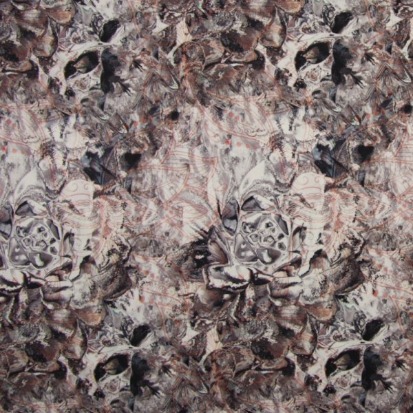 Yoga Print Jersey - Lotus nude - Badelycra