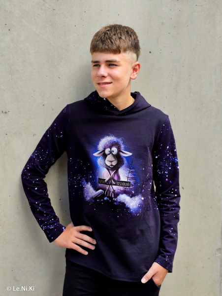 French Terry Panel Xmas Vibes by Thorsten Berger  - Schöne Bescherung mit Schaf