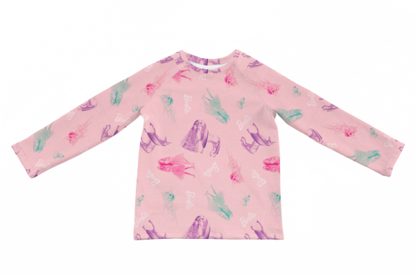 Baumwolljersey Barbie rosa