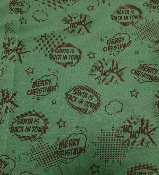 French Terry Panel Santa is back in Town - Santa Claus - Weihnachtsmann