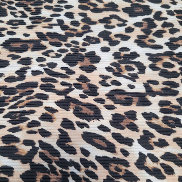 Badelycra - Lycra - Badeanzug-Stoff - Leo gerippt
