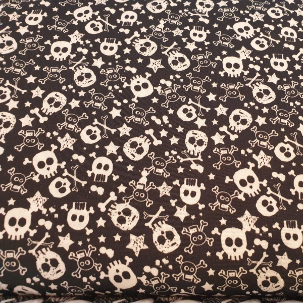 Baumwoll - Popeline Totenköpfe