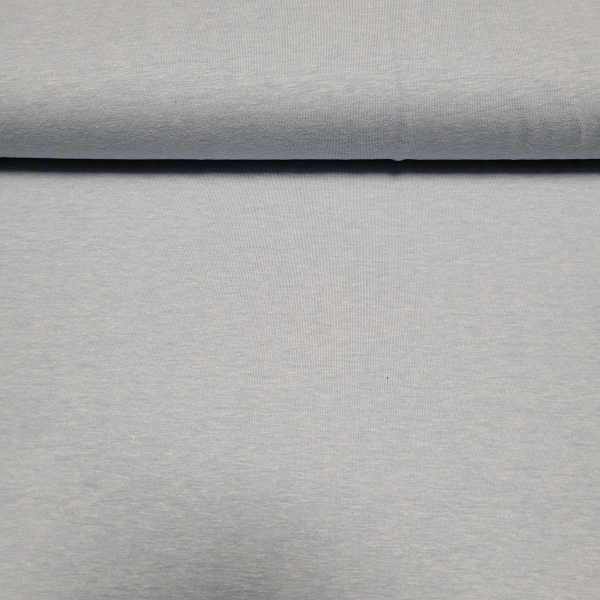 Jersey uni meliert hellblau