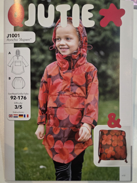 Schnittmuster Poncho Kids - Gr. 92 - 176