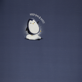 Pinguinis by Thorsten Berger - Pinguine Panel - Keep Cool & Dance - French Terry