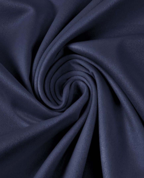 Suede - wildlederähnlicher Jersey  navy