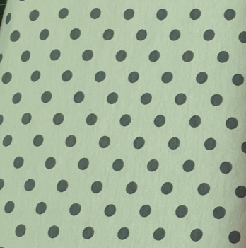 Baumwolljersey Punkte mint - grün